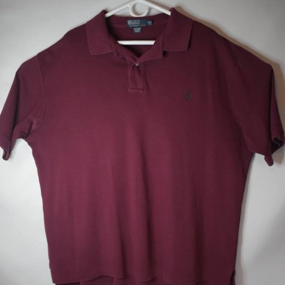 Ralph Lauren Polo Maroon Size XLT - Picture 3 of 4